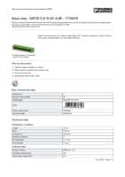Datasheet for Phoenix Contact 1776579, EAN: 4017918038748