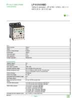 Datasheet for Schneider Electric LP1K09008BD, EAN: 3389110495836 Datasheet for Schneider Electric LP1K09008BD, EAN: 3389110495836