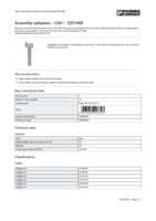 Datasheet for Phoenix Contact 1201468, EAN: 4017918017347
