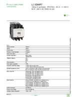 Datasheet for Schneider Electric LC1D80P7, EAN: 3389110442823 Datasheet for Schneider Electric LC1D80P7, EAN: 3389110442823