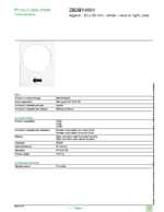 Datasheet for Schneider Electric ZB2BY4901, EAN: 3389110645538