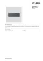 Datasheet for Siedle 200038953-00, EAN: 4015739389537