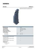 Datasheet for Siemens 3RV29011A, EAN: 4011209737075