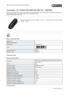 Datasheet for Phoenix Contact 1642182, EAN: 4017918951177