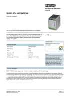 Datasheet for Phoenix Contact 2866802, EAN: 4046356152877