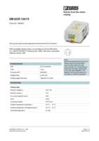 Datasheet for Phoenix Contact 5600461, EAN: 4017918929930 Datasheet for Phoenix Contact 5600461, EAN: 4017918929930