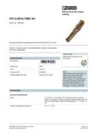 Datasheet for Phoenix Contact 1672440, EAN: 4017918135348