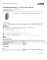 Datasheet for Phoenix Contact 2891058, EAN: 4046356763165 Datasheet for Phoenix Contact 2891058, EAN: 4046356763165