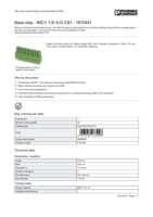 Datasheet for Phoenix Contact 1875441, EAN: 4017918133948