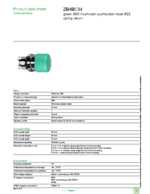 Datasheet for Schneider Electric ZB4BC34, EAN: 3389110888393