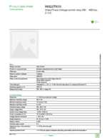 Datasheet for Schneider Electric RM22TR33, EAN: 3606480792199