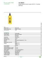 Datasheet for Schneider Electric XACB020, EAN: 3389110665550