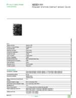 Datasheet for Schneider Electric XESD1191, EAN: 3389110641080