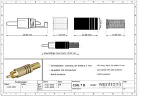 Datasheet for Goobay 11617, EAN: 4040849116179