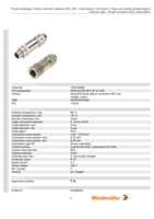 Datasheet for Weidmüller 1784740000, EAN: 4032248191826