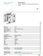 Datasheet for Schneider Electric KSA400ZJ4, EAN: 3606485012872