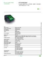 Datasheet for Schneider Electric ATV930D22N4, EAN: 3606480883354