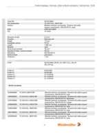 Datasheet for Weidmüller 0514510000, EAN: 4008190116620