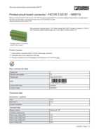 Datasheet for Phoenix Contact 1909715, EAN: 4017918174491