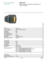Datasheet for Schneider Electric ZB5AA56, EAN: 3389110291544