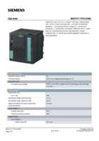 Datasheet for Siemens 6ES73177TK100AB0, EAN: 4025515082545