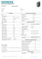 Datasheet for Siemens 6SL32101KE188AF1, EAN: 4042948663837 Datasheet for Siemens 6SL32101KE188AF1, EAN: 4042948663837