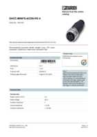 Datasheet for Phoenix Contact 1521342, EAN: 4017918949570