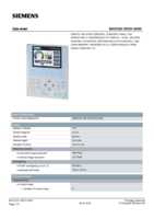 Datasheet for Siemens 6AV21241DC010AX0, EAN: 4025515078982