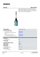 Datasheet for Siemens 3SE51320CR01, EAN: 4011209878020
