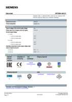Datasheet for Siemens 3RT29245AC21, EAN: 4011209861374 Datasheet for Siemens 3RT29245AC21, EAN: 4011209861374