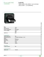 Datasheet for Schneider Electric KAD1PZ, EAN: 3389110725094