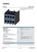 Datasheet for Siemens 3RH29111HA10, EAN: 4011209829282