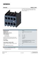 Datasheet for Siemens 3RH29111HA01, EAN: 4011209829275