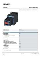 Datasheet for Siemens 3RT20151BB443MA0, EAN: 4011209847255