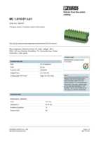 Datasheet for Phoenix Contact 1803701, EAN: 4017918046019