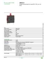 Datasheet for Schneider Electric ZB6E2A, EAN: 3389110775297