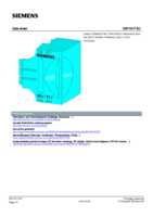 Datasheet for Siemens 3RV19175C, EAN: 4011209894327 Datasheet for Siemens 3RV19175C, EAN: 4011209894327
