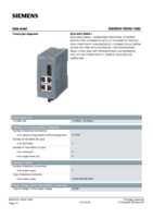 Datasheet for Siemens 6GK50041BD001AB2, EAN: 4019169853910