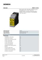 Datasheet for Siemens 3RK31111AA10, EAN: 4011209684195