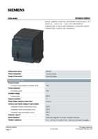 Datasheet for Siemens 3RA62500BB30, EAN: 4011209778375 Datasheet for Siemens 3RA62500BB30, EAN: 4011209778375