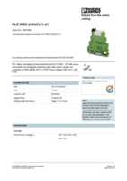 Datasheet for Phoenix Contact 2967099, EAN: 4017918156503