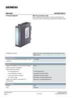 Datasheet for Siemens 6GT20020GA10, EAN: 4025515142690