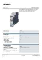 Datasheet for Siemens 3UF73101AU000, EAN: 4011209606234