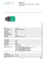 Datasheet for Schneider Electric ZB5AC34, EAN: 3389110904895