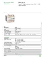 Datasheet for Schneider Electric LA1KN133, EAN: 3389110243826 Datasheet for Schneider Electric LA1KN133, EAN: 3389110243826