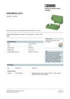 Datasheet for Phoenix Contact 1783740, EAN: 4017918041953