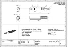 Datasheet for Goobay 11036, EAN: 4040849110368