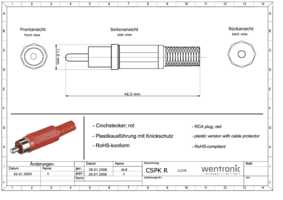 Datasheet for Goobay 11276, EAN: 4040849112768