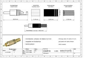Datasheet for Goobay 11281, EAN: 4040849112812