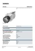 Datasheet for Siemens 3SB22030AC01, EAN: 4011209028111